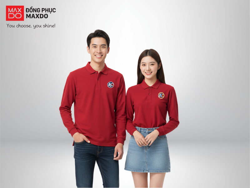 Áo thun đồng phục tay dài phù hợp với môi trường vận hành/sự kiện ngoài trời