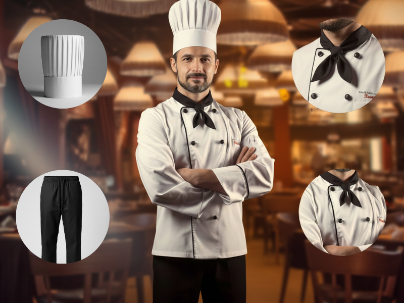 4 loại đồng phục chính của bếp trưởng