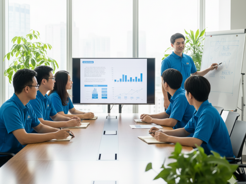 Áo polo đồng phục giúp thể hiện hình ảnh chuyên nghiệp và mang lại cảm giác thoải mái cho nhân viên.