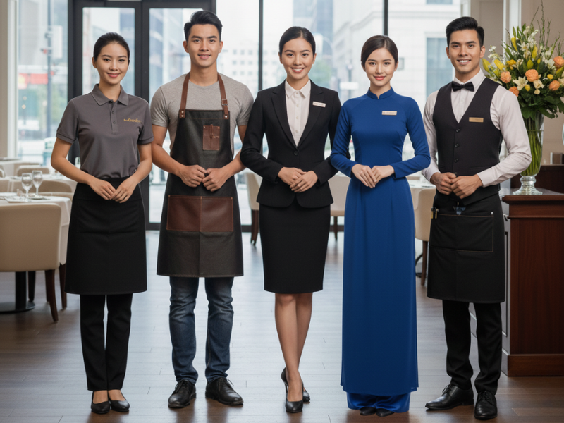 Bạn nên chọn mẫu mã đồng phục phù hợp theo đặc thù công việc và phong cách thương hiệu hướng đến.