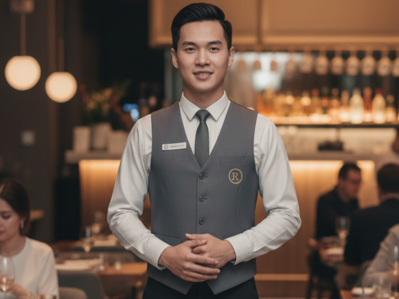 Đồng phục quản lý giúp người mặc xuất hiện trong diện mạo chỉn chu, chuyên nghiệp.