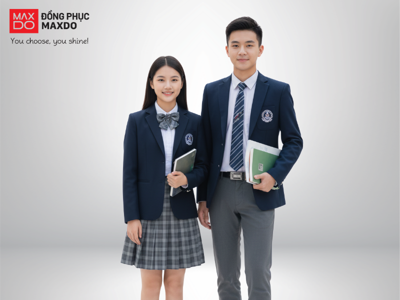 Mẫu áo vest đồng phục học sinh trung học