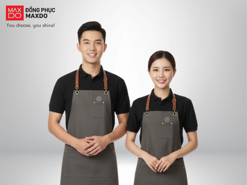 Đồng phục áo polo tay ngắn dành cho nhân viên phục vụ