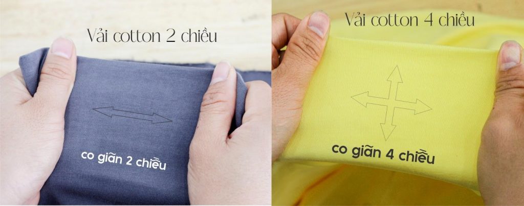 Điểm đặc trưng để phân biệt áo thun 2 chiều và 4 chiều.