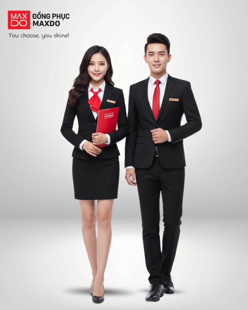 Mẫu đồng phục chính của ngân hàng Agribank