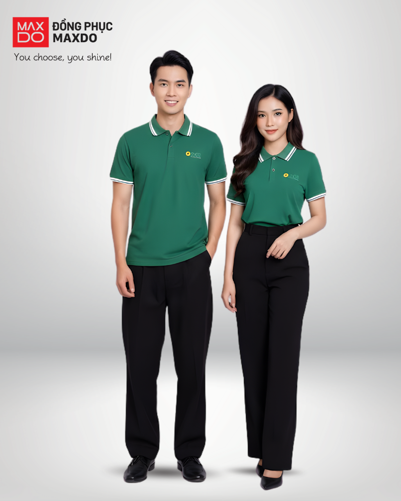 Mẫu đồng phục áo thun cổ polo của ngân hàng OCB