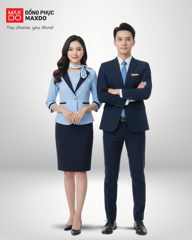 Mẫu đồng phục chính của ngân hàng Eximbank