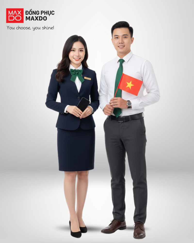 Mẫu đồng phục chính của ngân hàng OCB