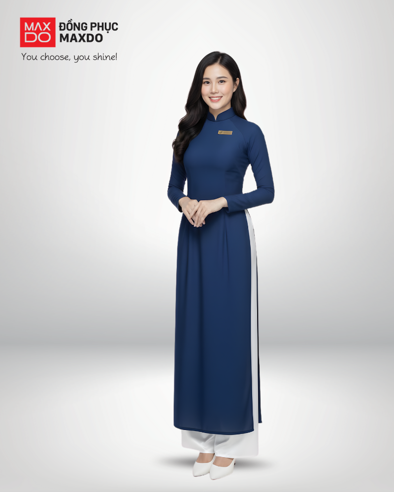 Mẫu đồng phục áo dài ngân hàng MBBank