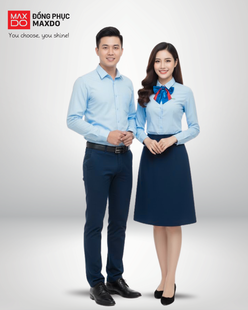 Mẫu đồng phục chính của ngân hàng Vietinbank