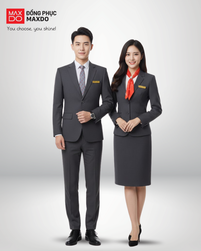 Mẫu đồng phục chính của ngân hàng MSB