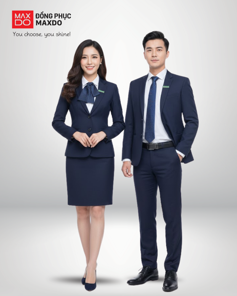 Mẫu đồng phục chính của ngân hàng Sacombank