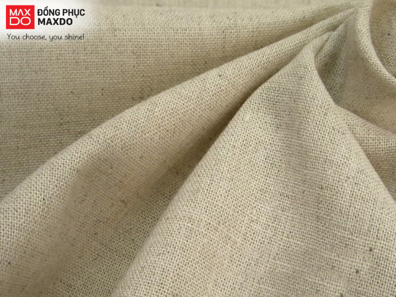 Vải canvas mắt nhỏ dùng để may đồng phục tạp dề pha chế