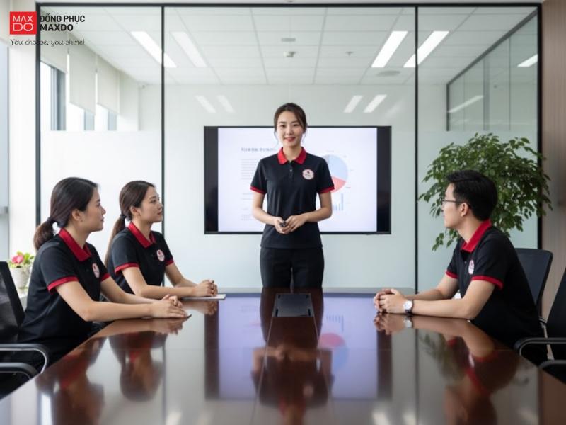 Đồng phục áo thun polo công ty Tô Nga Dũng do Đồng phục MAXDO thực hiện.