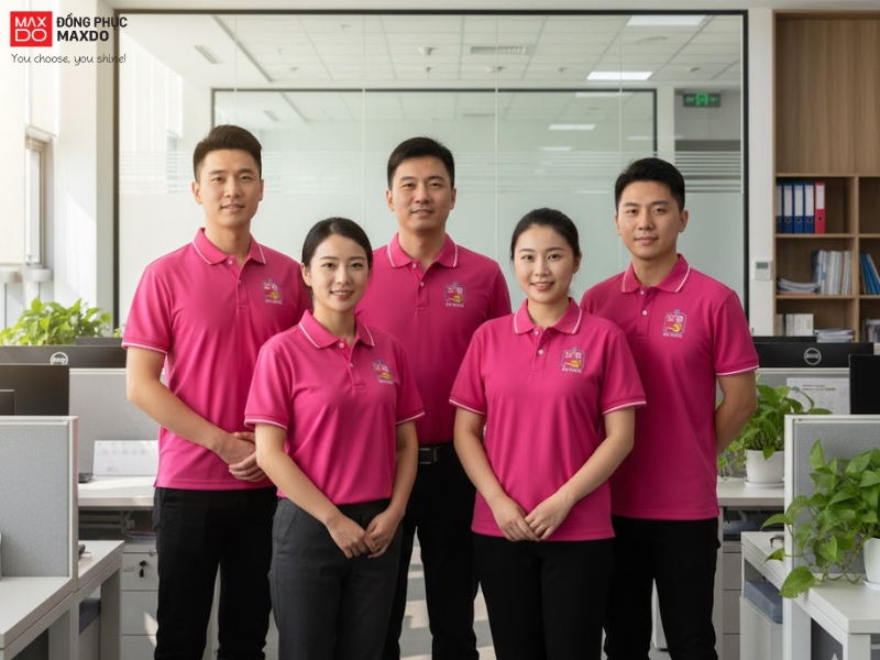 Áo thun vải cá sấu có dáng áo đứng giúp người mặc tạo được vẻ ngoài giác chỉn chu, lịch sự.