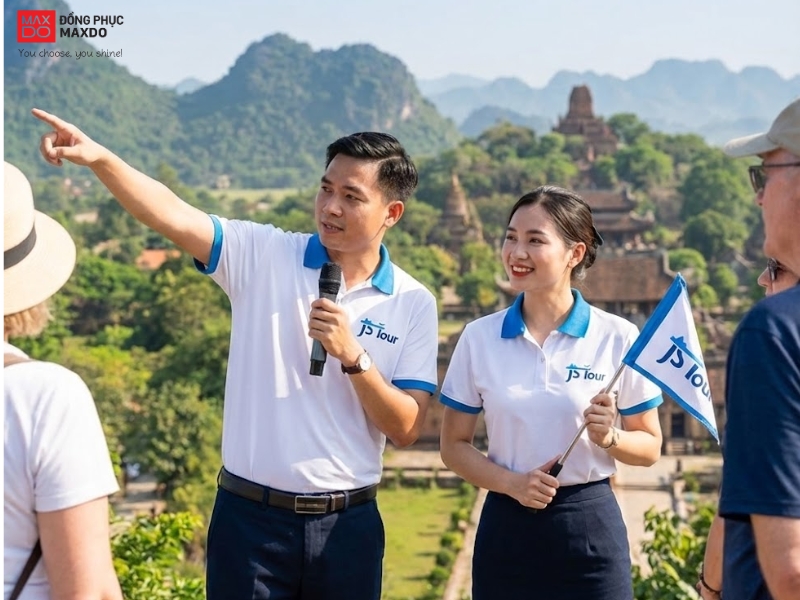 Áo thun vải cá sấu cotton 100% có tới 95% sợi cotton mang tới cảm giác dễ chịu cho người mặc khi ở ngoài trời.