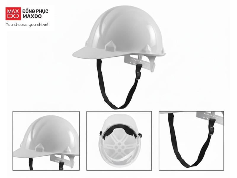 Thiết kế cơ bản của mũ bảo hộ lao động.