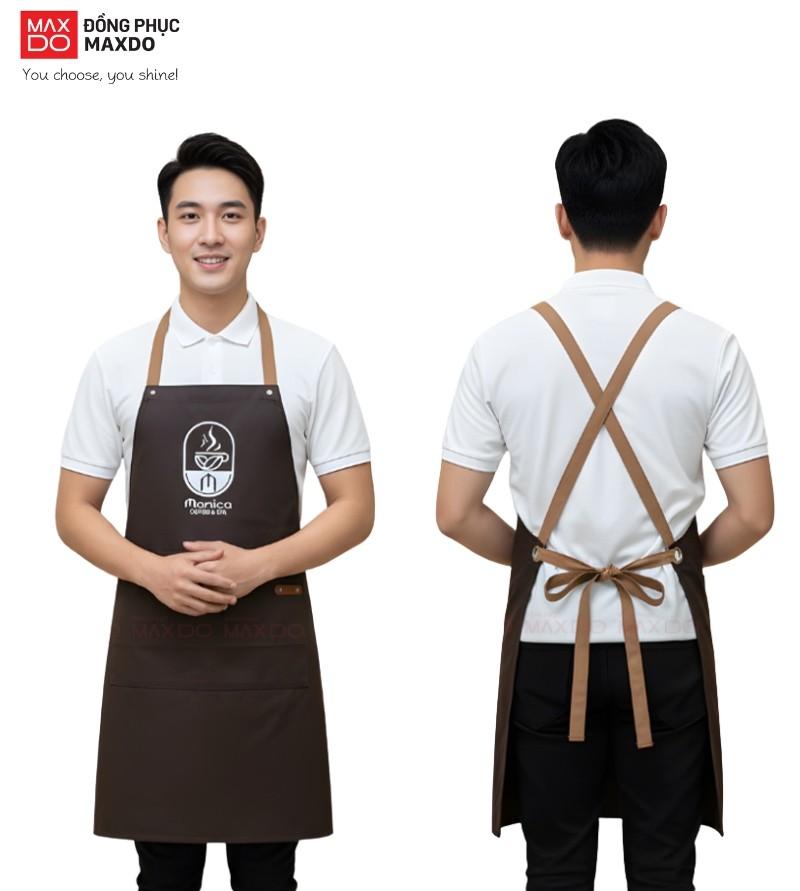 Tạp dề phục vụ dáng yếm dài.